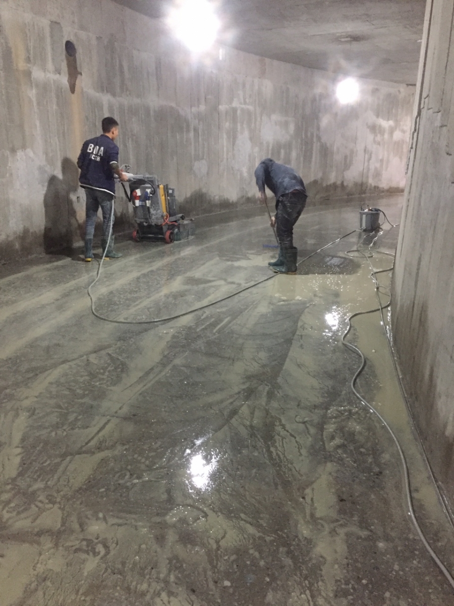 mài nền tăng bóng bê tông tại huế