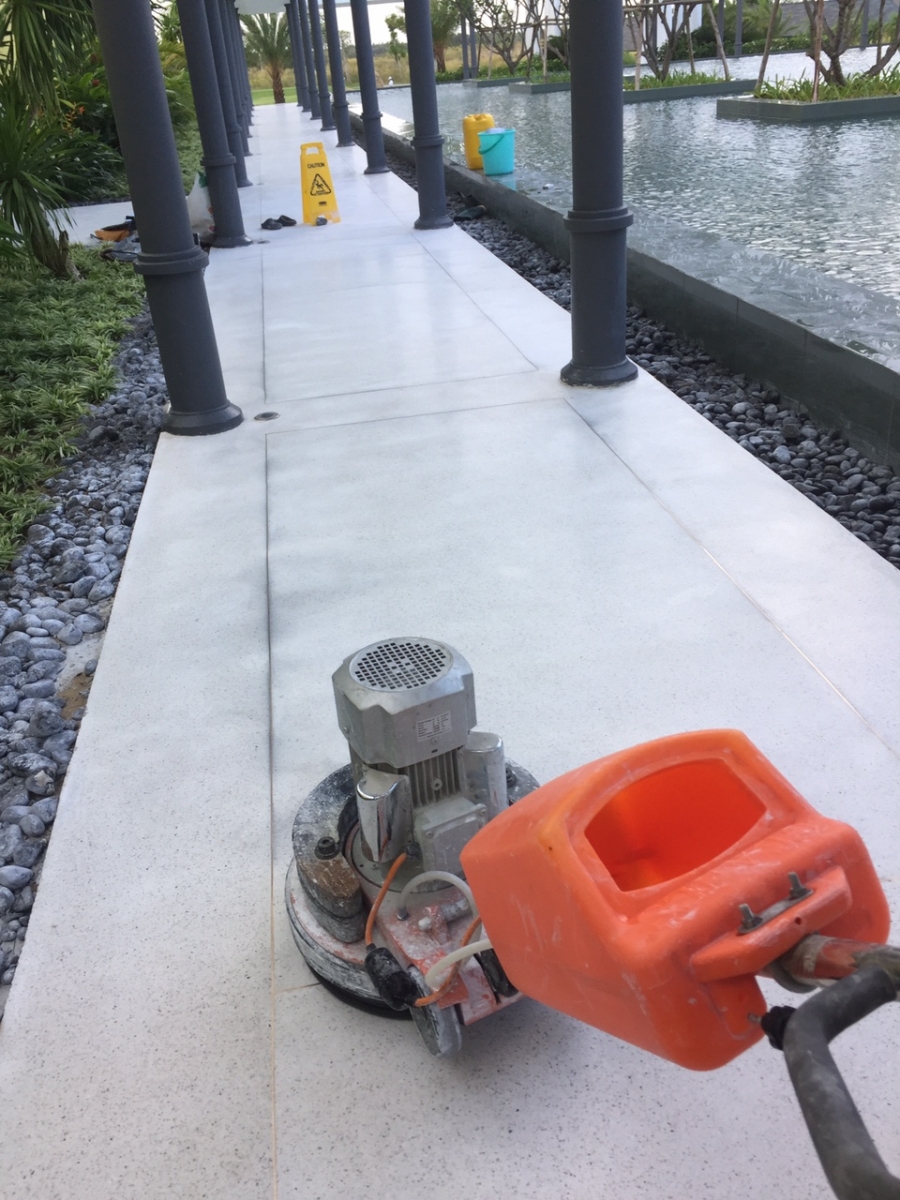 mài sàn tăng bóng bê tông